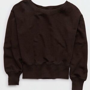 American Eagle Outfitters Brown Sweatshirt
